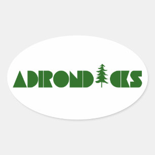 Sticker Ovale Adirondacks