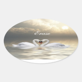 Sticker Ovale Ajouter vos swaps de texte