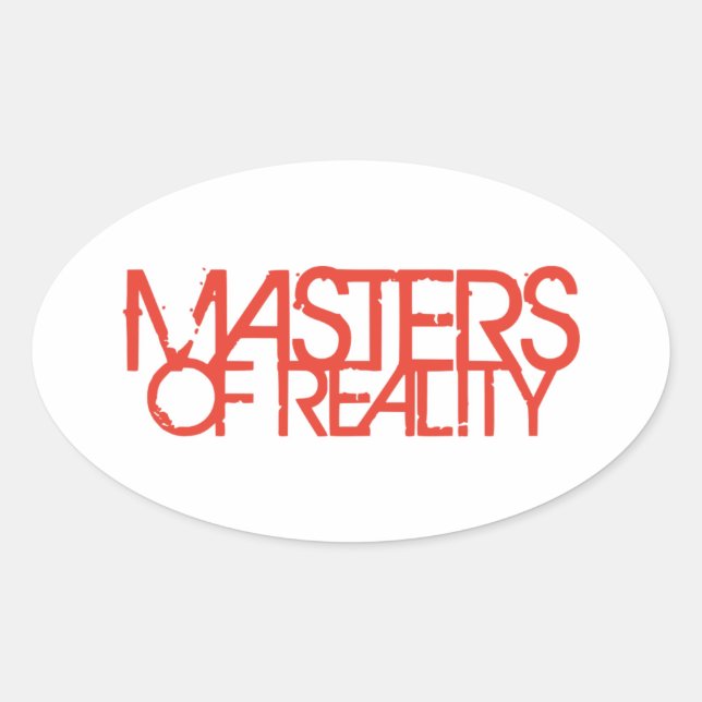 Sticker Ovale Album Master of Reality (Devant)