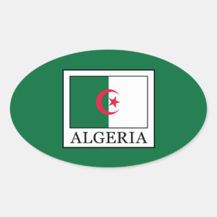 Sticker Ovale Algérie