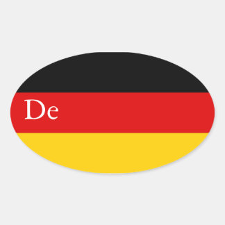 STICKER OVALE ALLEMAGNE
