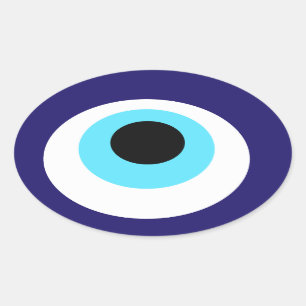 Sticker Ovale Amulet nazar (nazar boncuğu)