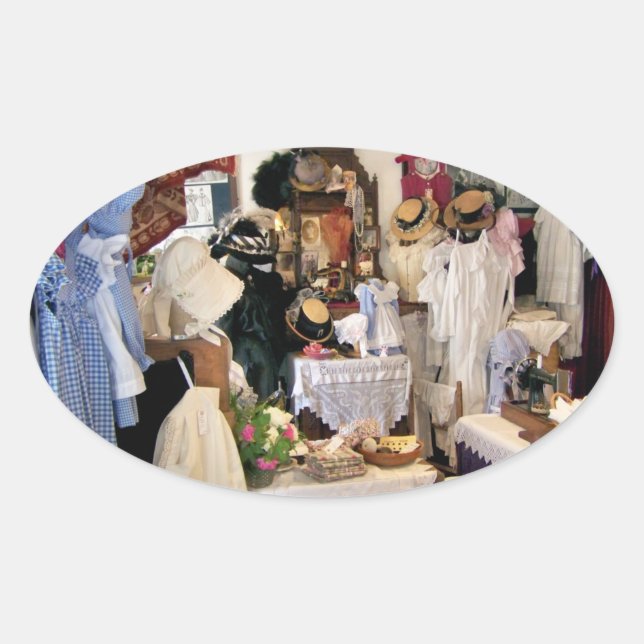 STICKER OVALE ANGLETERRE VICTORIENNE (Devant)