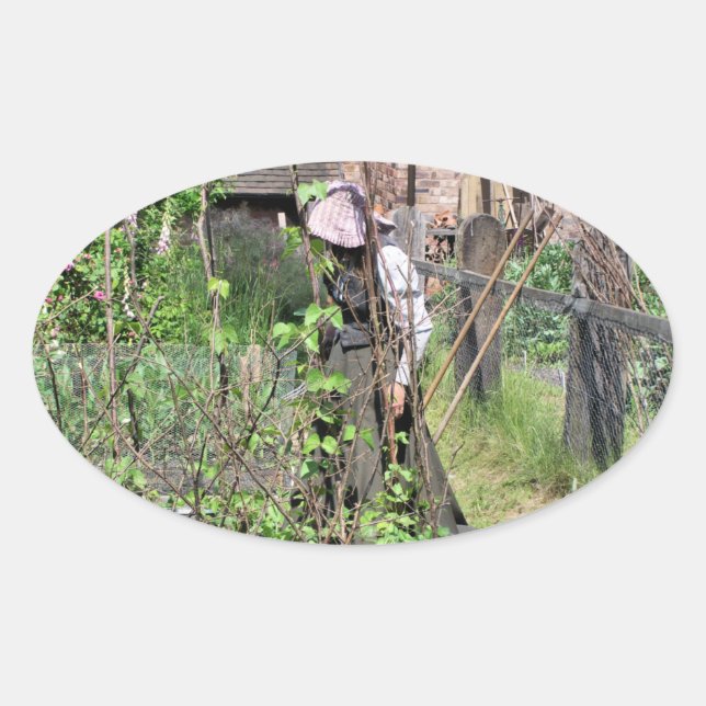 STICKER OVALE ANGLETERRE VICTORIENNE (Devant)