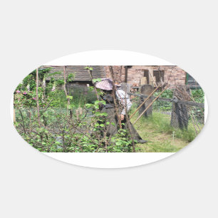 STICKER OVALE ANGLETERRE VICTORIENNE