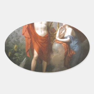 Sticker Ovale apollo & muses
