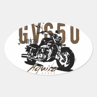 Sticker Ovale Aquila L'Aigle