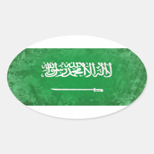 Sticker Ovale Arabie saoudite