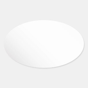 Sticker Ovale Argentée
