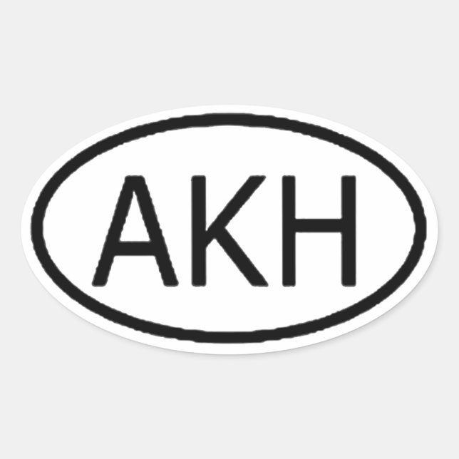 Sticker Ovale Arkham (Devant)