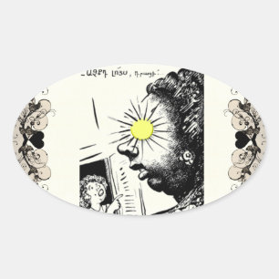 Sticker Ovale Arménien Dit