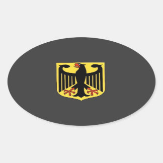 Sticker Ovale Armoiries de l'Allemagne