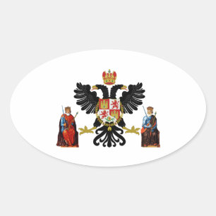 Sticker Ovale Armoiries de Tolède (Espagne)