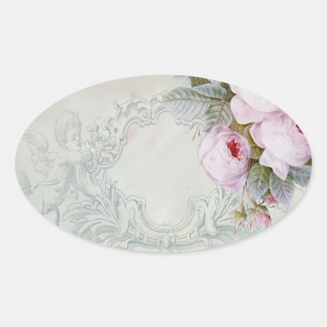 STICKER OVALE ARRIÈRE - PLAN CÉLESTE (Devant)