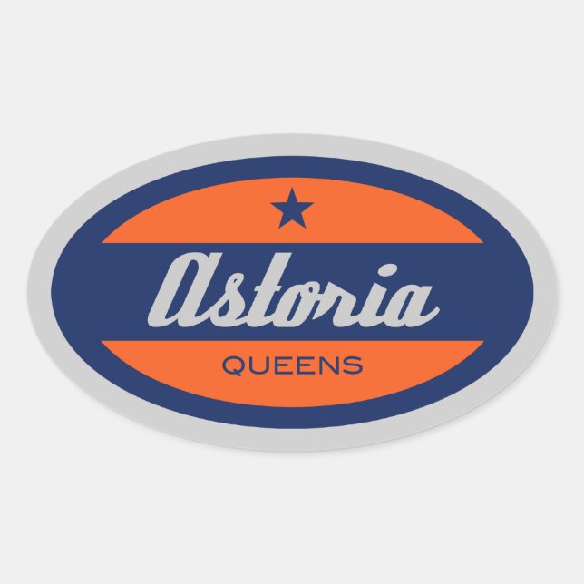 Sticker Ovale Astoria (Devant)