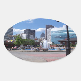 Sticker Ovale Atlanta