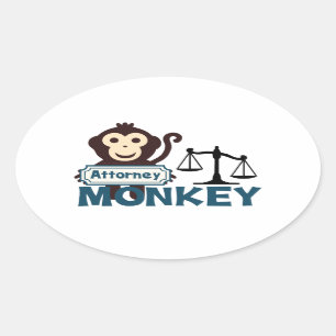 Sticker Ovale Attorney