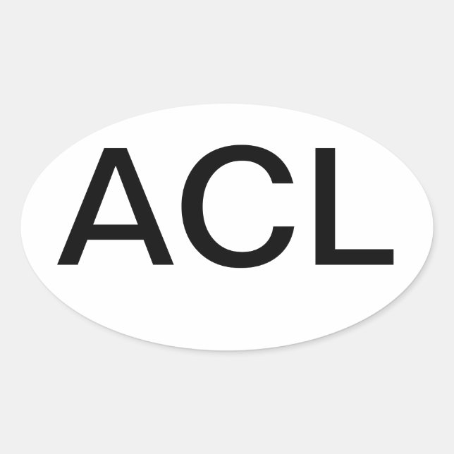 Sticker Ovale Austin City Limite Euro (Devant)