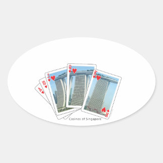 Sticker Ovale Avoir Une Chance Sur Moi - Personnalisable