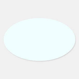 Sticker Ovale Azure (couleur X11/web) (couleur solide)