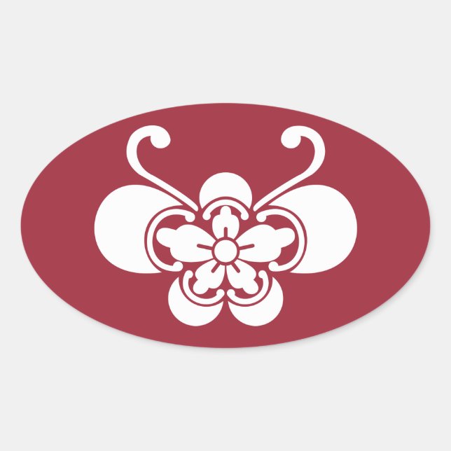 Sticker Ovale Babfly (Devant)