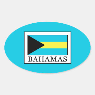 Sticker Ovale Bahamas