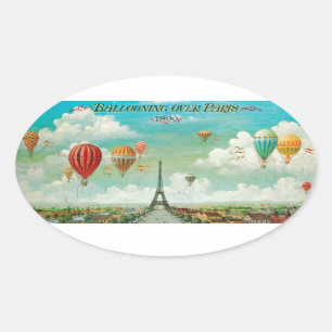Sticker Ovale Balloquer Paris