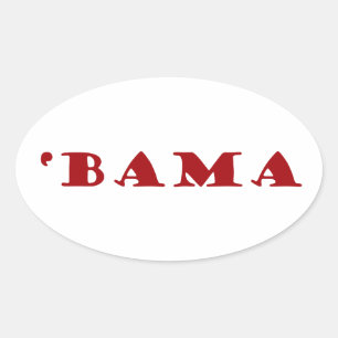 Sticker Ovale Bama à marquer d'une pierre blanche