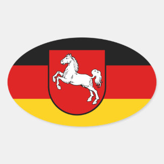 Sticker Ovale Basse-Saxe (Allemagne)