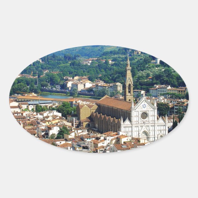 Sticker Ovale Belle Florence (Devant)