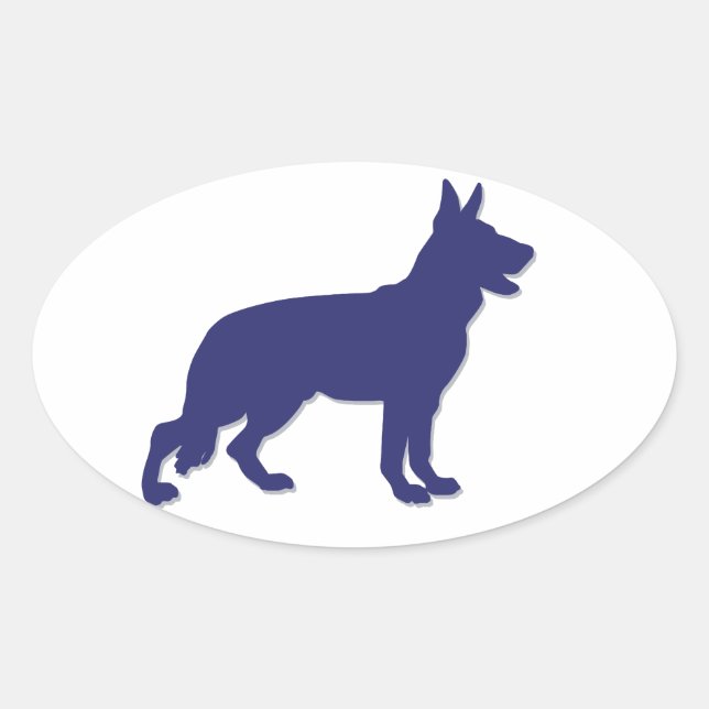 Sticker Ovale Berger allemand (Devant)