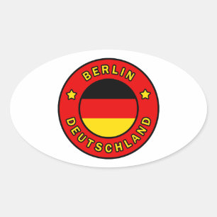 Sticker Ovale Berlin Allemagne