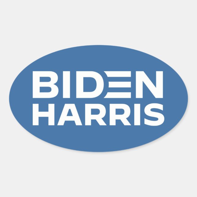 STICKER OVALE BIDEN HARRIS (Devant)