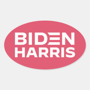 STICKER OVALE BIDEN HARRIS