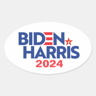 Sticker Ovale Biden Harris 2024