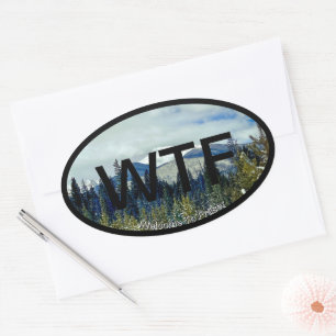 Sticker Ovale Bienvenue chez Frasers