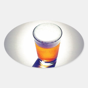 Sticker Ovale Bière