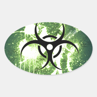 Sticker Ovale Biodanger