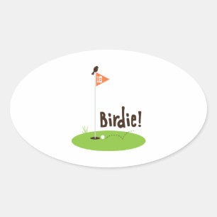Sticker Ovale Birdie
