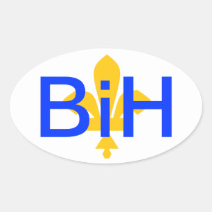 Sticker Ovale Bosnie-Herzégovine