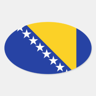 Sticker Ovale Bosnie-Herzégovine