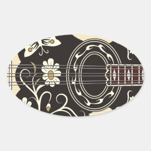 Sticker Ovale Bouzouki