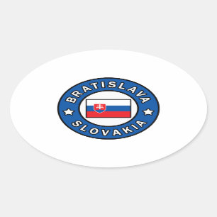 Sticker Ovale Bratislava Slovaquie