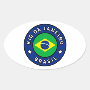Sticker Ovale Brésil de Rio de Janeiro