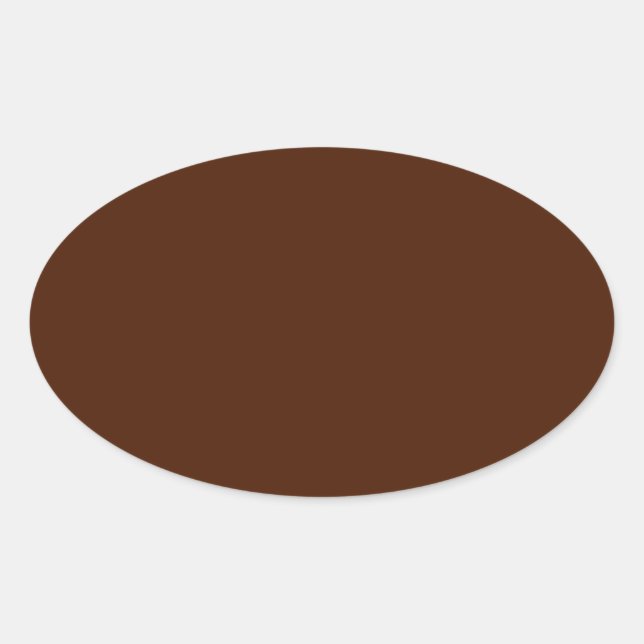 Sticker ovale Brown (Devant)