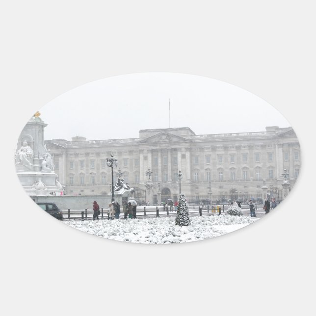 Sticker Ovale Buckingham Palace (Devant)