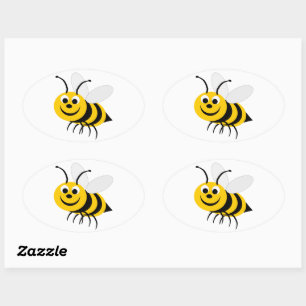 Sticker ovale Bumble Bee