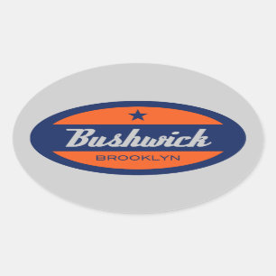 Sticker Ovale Bushwick