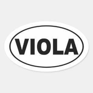 Sticker Ovale Cadeau Viola