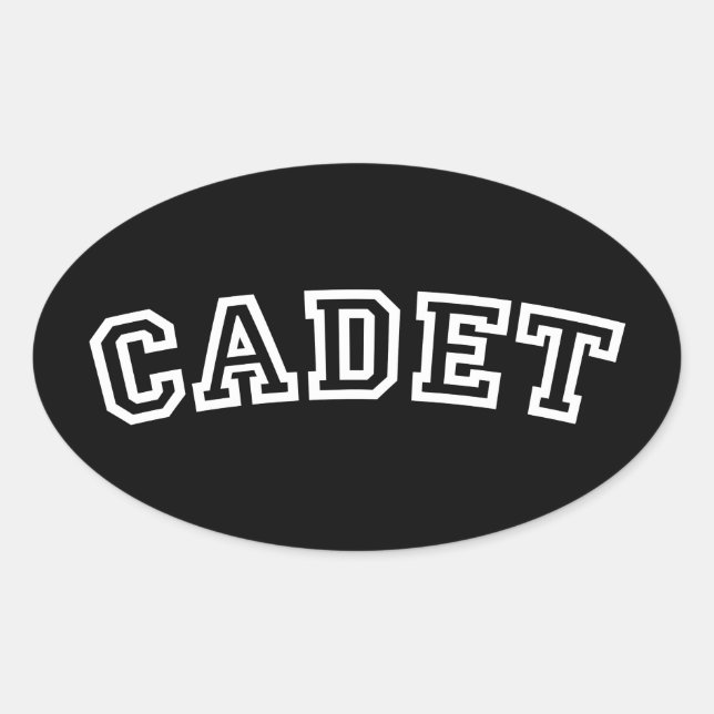 STICKER OVALE CADET (Devant)